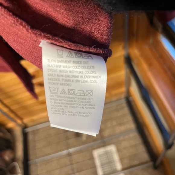 Women's Burgundy Corduroy Jacket- L - Picture 13 of 16